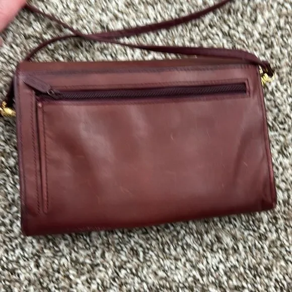 Vintage Buxton Cowhide Crossbody Wallet Purse - Picture 9 of 13